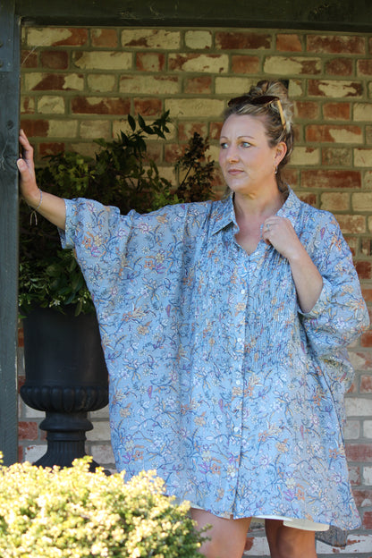 Let's Start Here Shirt Dress