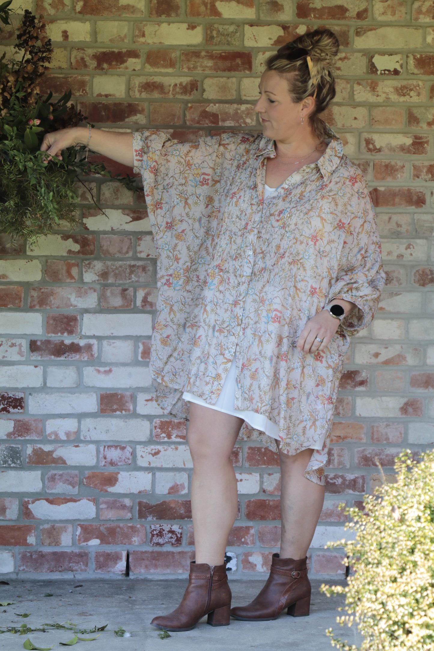 Let's Start Here Shirt Dress