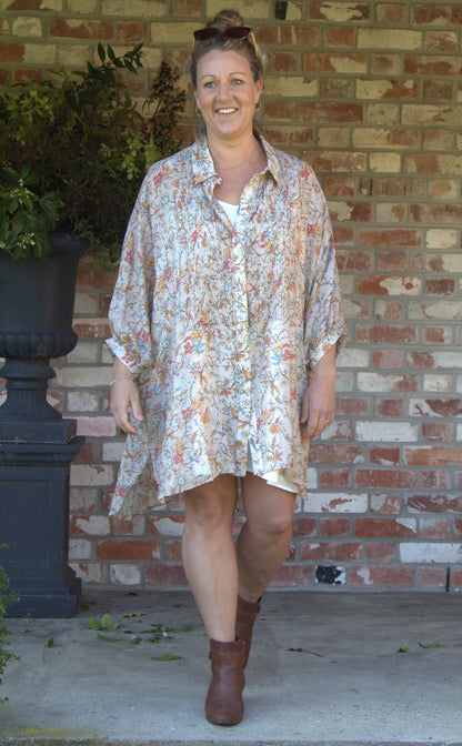 Let's Start Here Shirt Dress